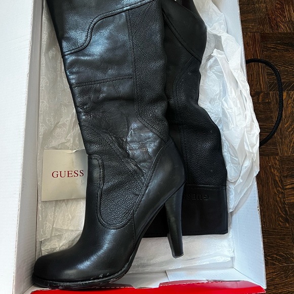 Guess leather boots with heel - Pozina - Picture 6 of 7